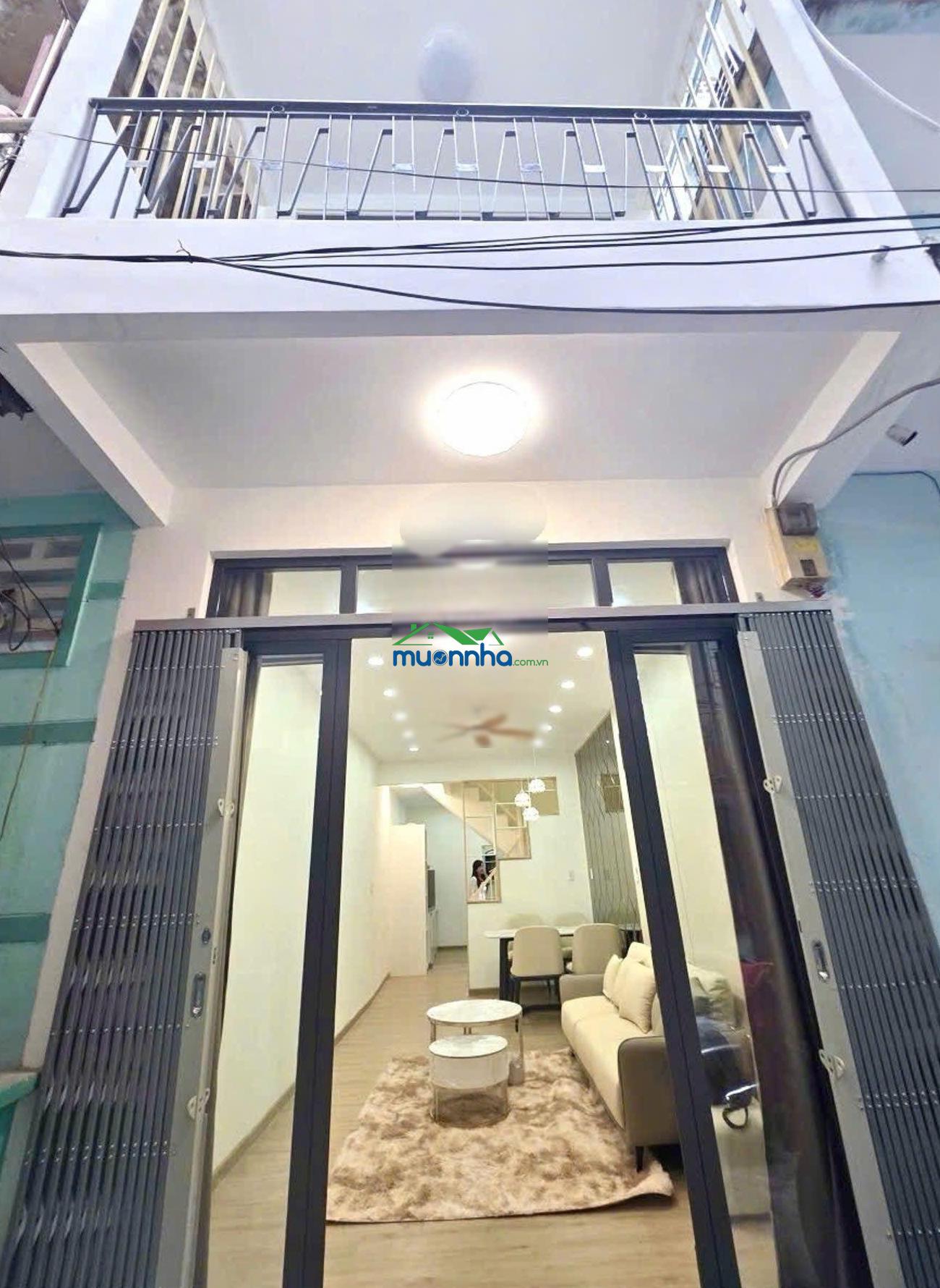 Nhà mới đẹp - full nội thất - quận 10 - 32m2 - 2 mặt hẻm thoáng mát - cách mặt tiền nguyễn duy dươ - 4