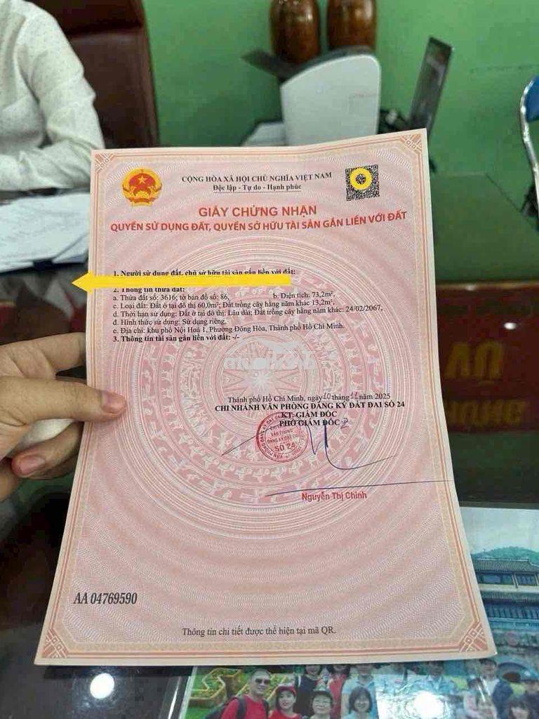 Nhà shr p.đông hoà xây mới 4pn đào sư tích gần đhqg - 3