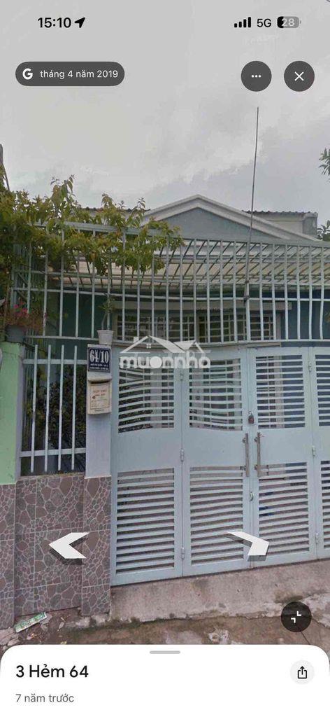 Nhà ngô chí quốc cách mặt tiền 20m,hẻm 2 xe tải né nhau