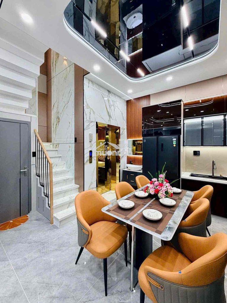 Nhà có thang máy khu phân lô 435 thống nhất p11 gỏ vấp - 4