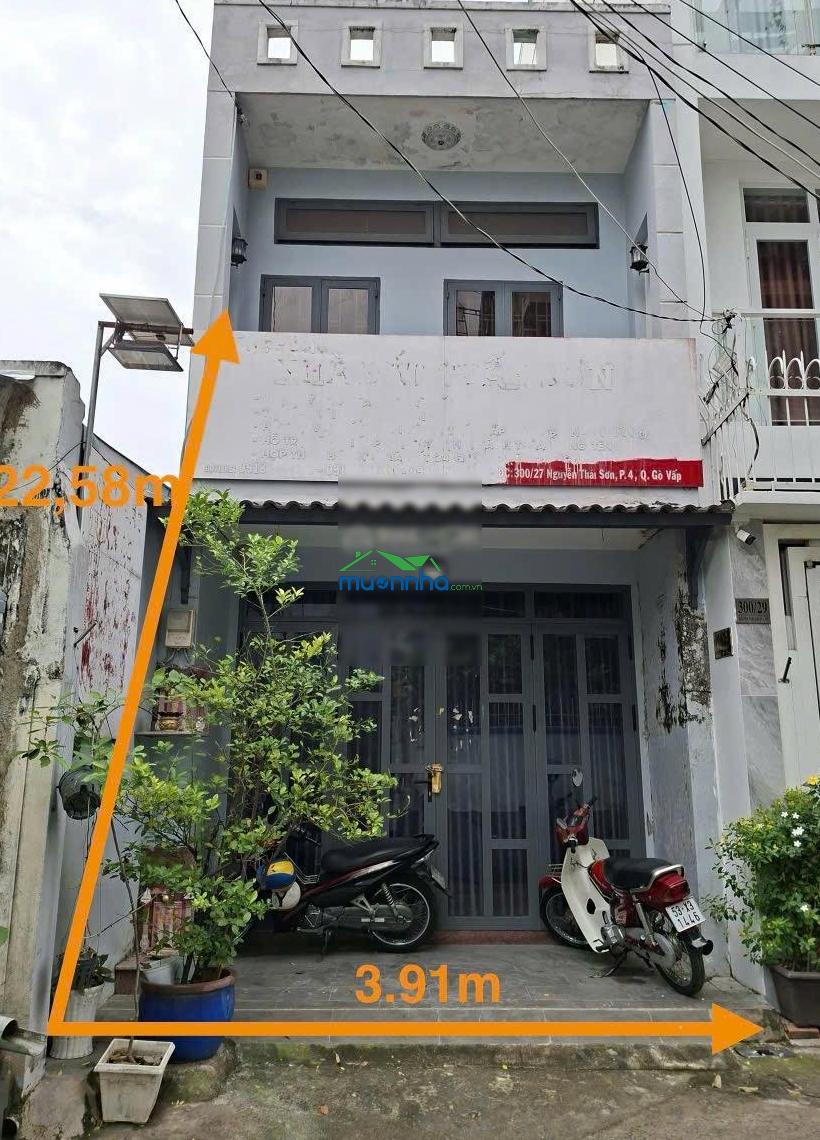 Nhà 90,6m2, 300/27 nguyễn thái sơn, phường 4, gò vấp ngay đại học công nghiệp - 3