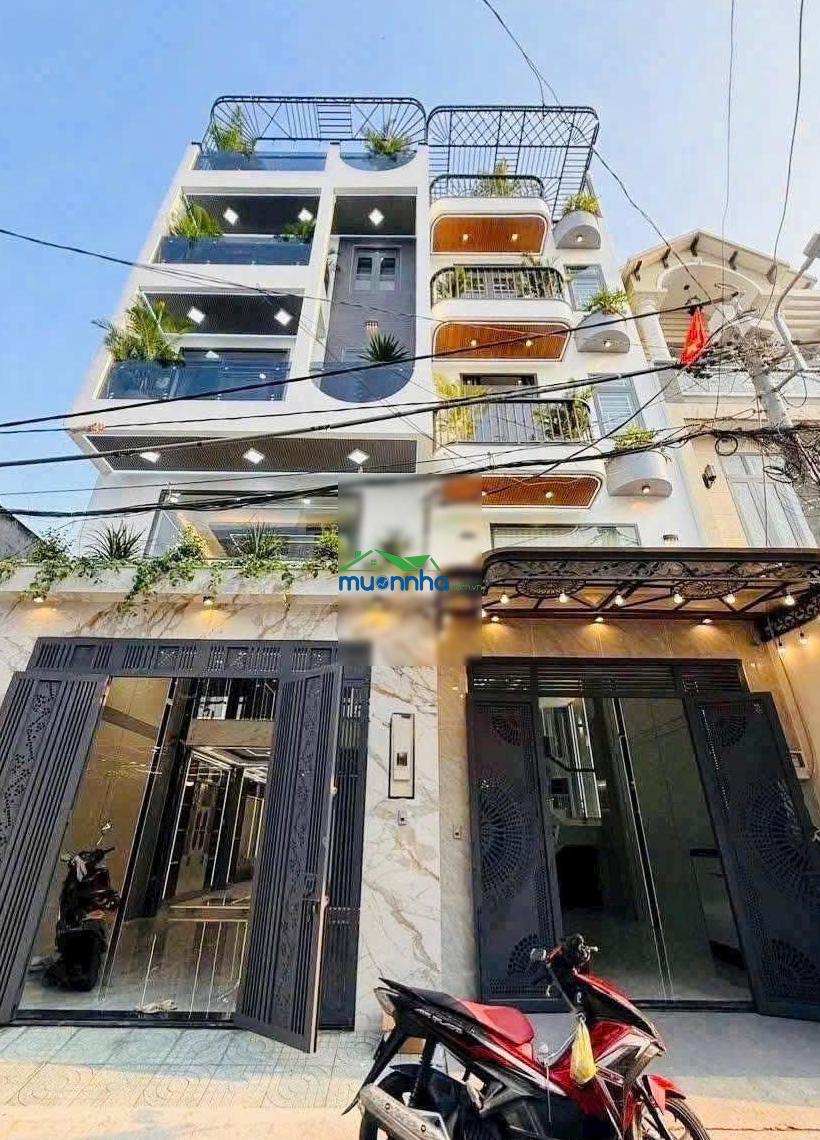 Bán nhà phố 5x15m. xây 4 tầng có thang máy. hẻm 7m đường trần thị cờ, phường thới an. q12