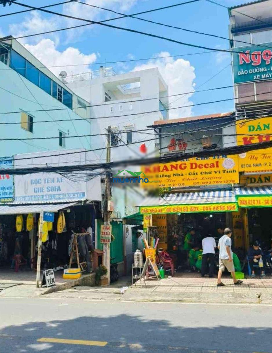 Hẻm 1 sẹc dạ nam, quận 8, cạnh chợ rạch ông, 3 tầng, ngang lớn 6.5m, nhỉnh 6 tỷ