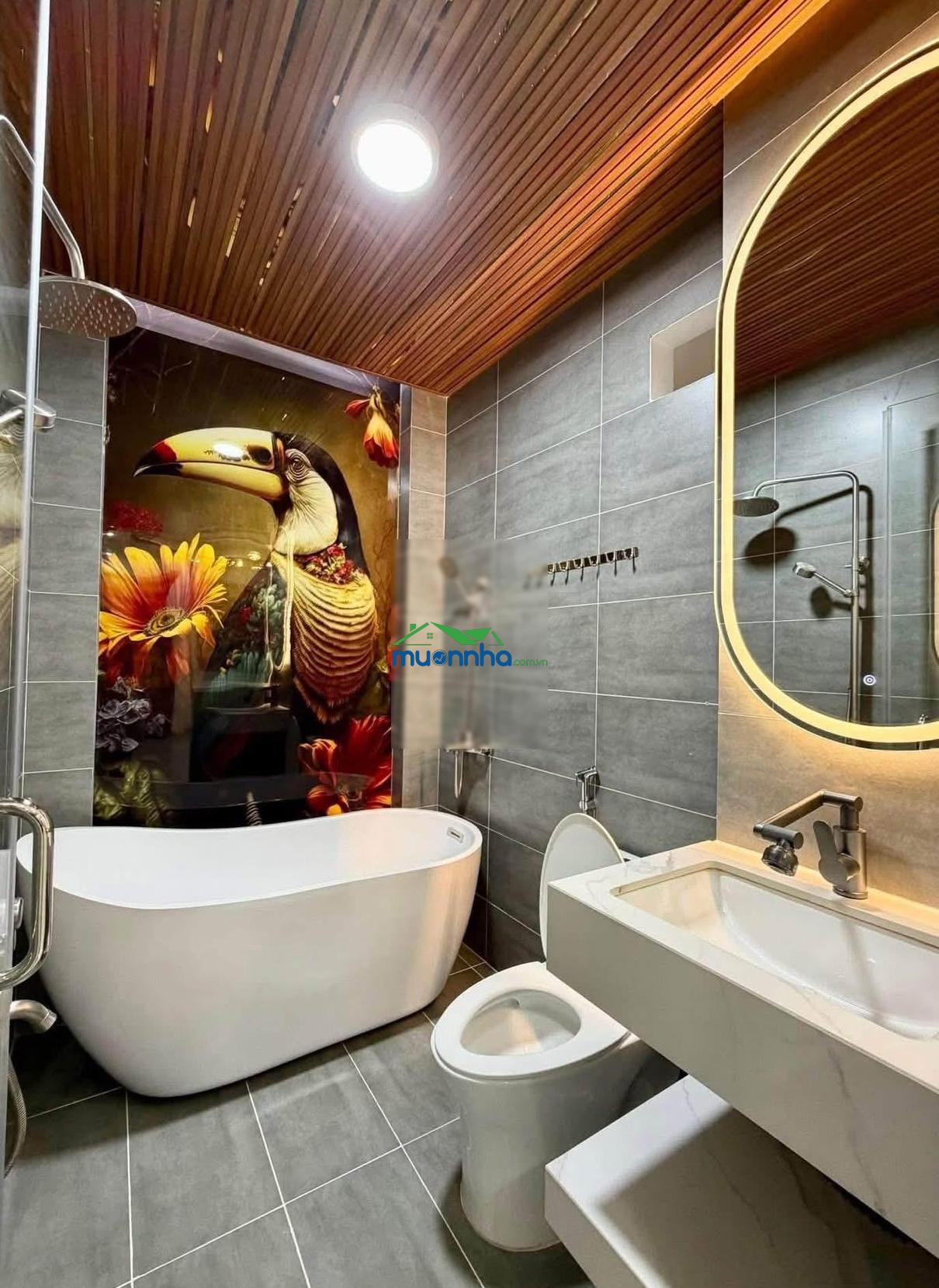 Nhà đẹp 4 tầng (4,2m x 10m), hẻm thông, sát q5, hưng phú- p10 - 4