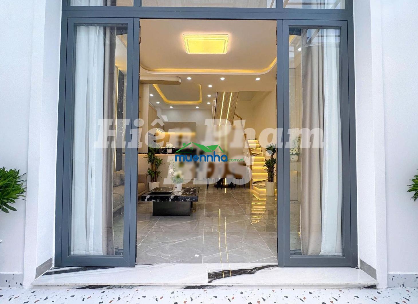 Nhà mới xây 100% hẻm 1830 huỳnh tấn phát - đối diện công an thị trấn nhà bè