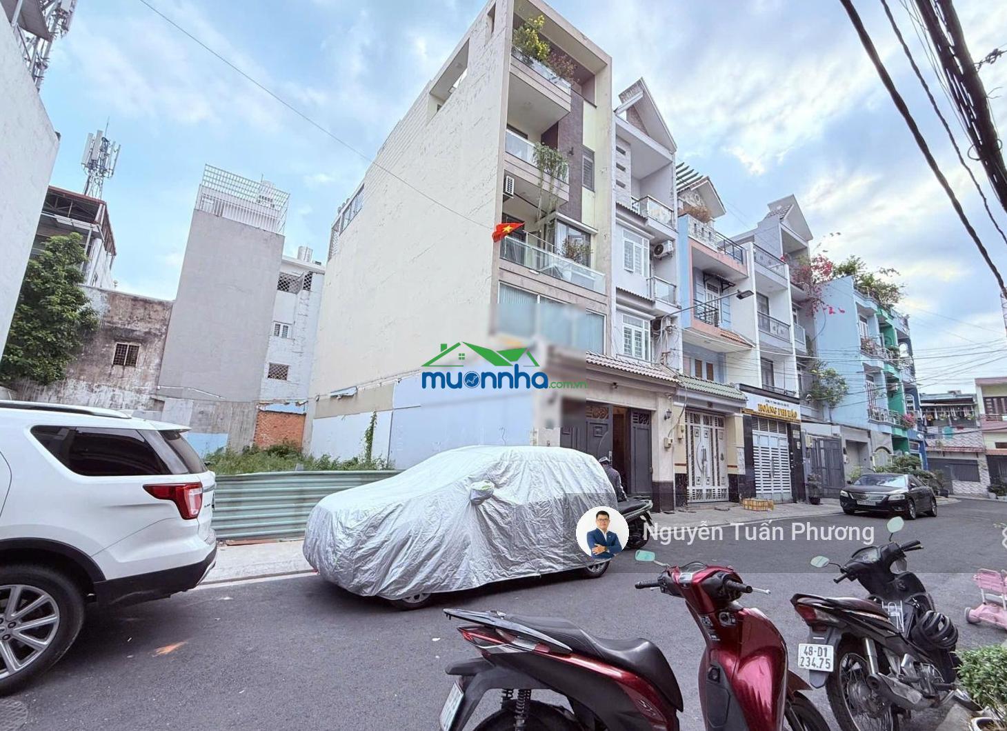 Bán nhà mt hẻm 10m - 150m² - 3 tầng đúc - hẻm 118 phan huy ích - ngay chợ bảo ngọc tú