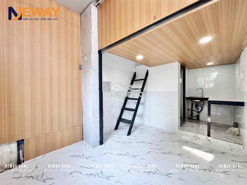 🌷1 trệt 1 lửng -  rộng 35m2 - gác cao 2m - sẵn máy lạnh - trống sẵn