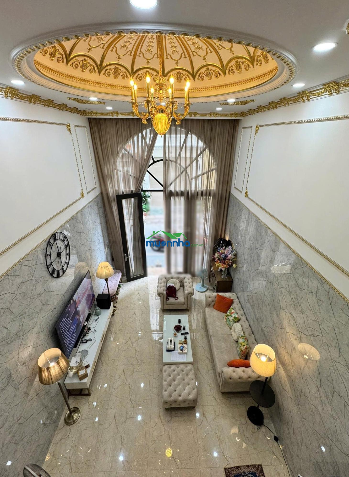 Nhà khu đồng bộ, hẻm 7m, 2 mặt tiền trước sau, oto ngủ nhà, 52m², 5 tầng full nội thất, chỉ 8,2 tỷ