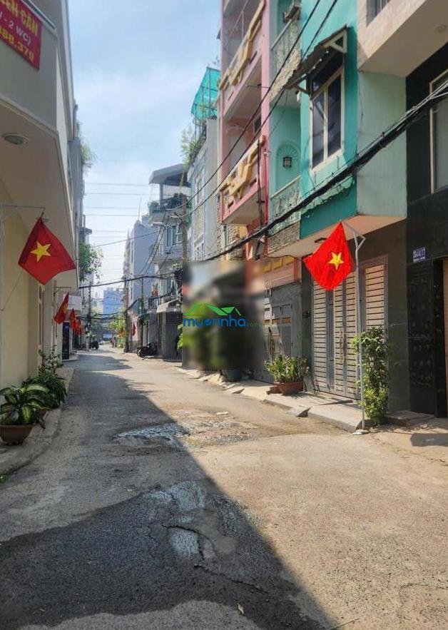 Xe hơi ngủ trong nhà, ngang lớn phan văn trị, 5x12m, 2 lầu nhà hẻm kinh doanh