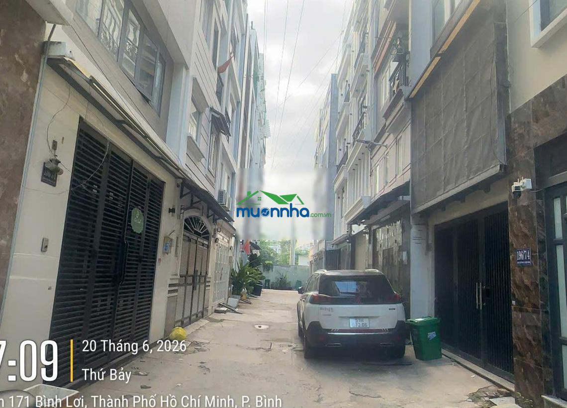 Chủ nhà kẹt tiền cần bán nhà mới xây tâm huyết. hẻm 6m. xây 5 tầng thang máy, full nội thất cao cấp