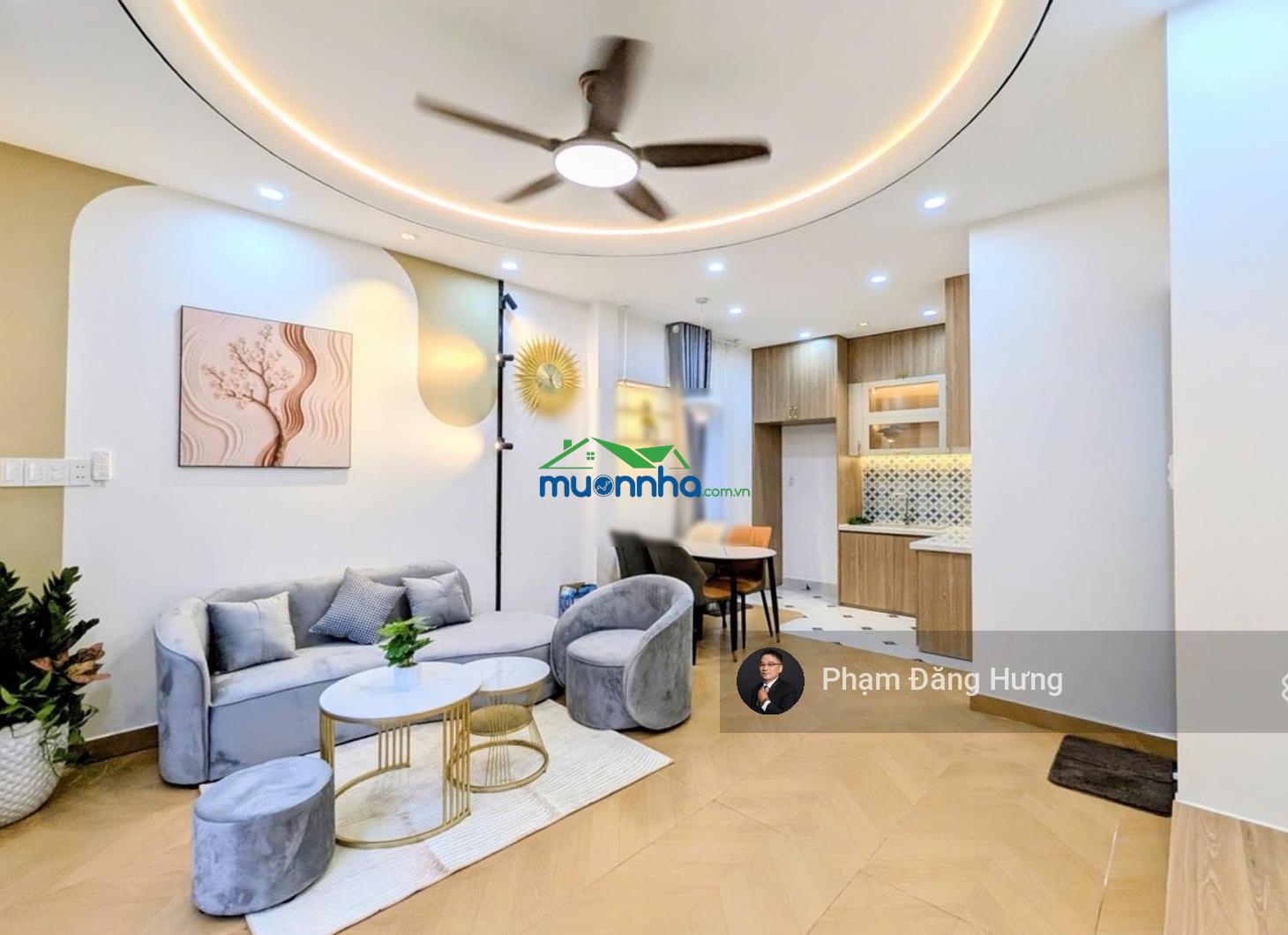 Bình thạnh nhà hẻm oto gần mặt tiền nguyễn văn đậu, 2 tầng, 5x9m, full nội thất, giáp q1,pn, 5.9 tỷ