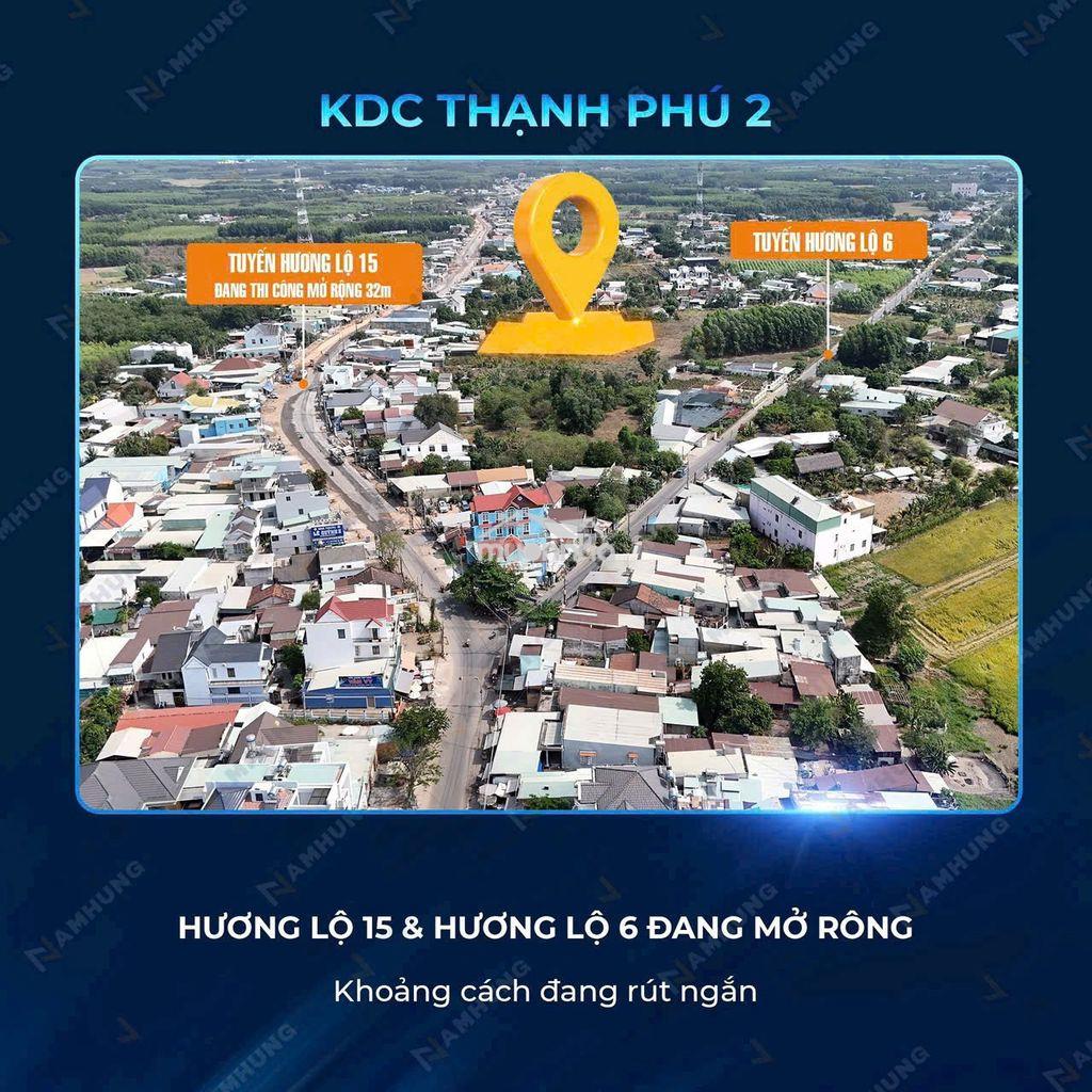 Bán đất sổ riêng giá chỉ 379tr lô ngay chợ thạnh phú - 4