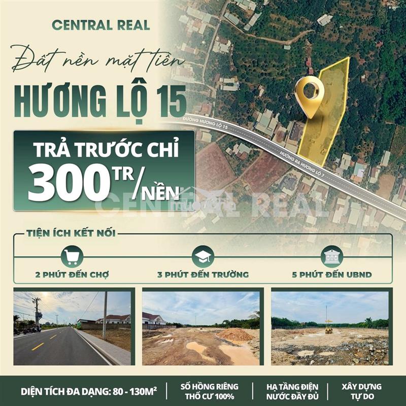 📢 Đất mặt tiền đường hương lộ 15 siêu hot tại phường tân triều