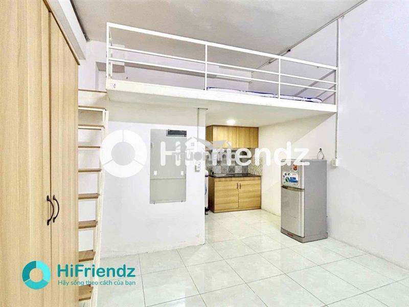 Cho thuê phòng gác full nội thất máy giặt gần luỹ bán bích đh văn hiến
