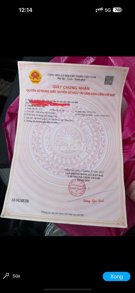 Em bán 2 lô 1.300m.bình phước cũ.giá rẻ.chính chủ