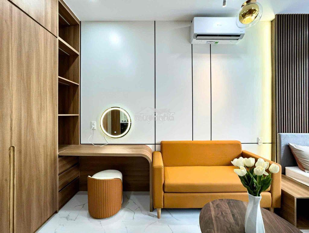 Studio rộng 40m2 mới 100% full nội thất ngay cầu ba/2 - 3