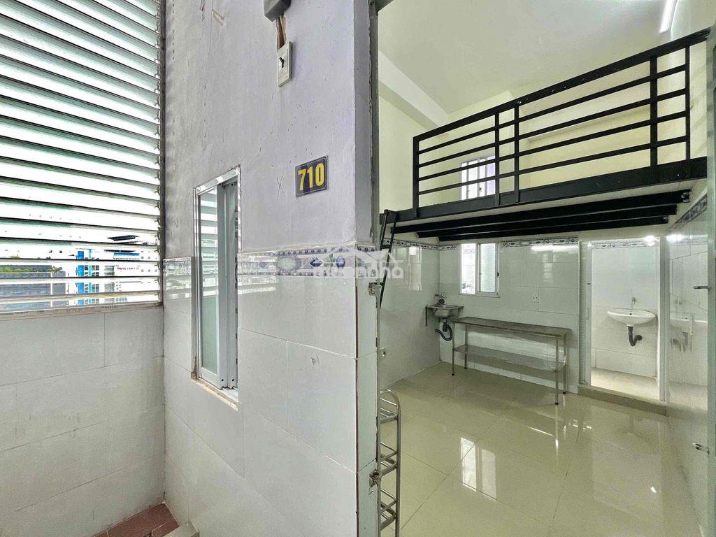 Phòng trọ giá rẻ - gác cao 2m có thang máy ngay trường chinh, văn hien - 3