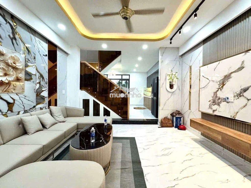 Nhà mới 100% full nội thất trệt 2 lầu 3pn 4wc hxh - 2