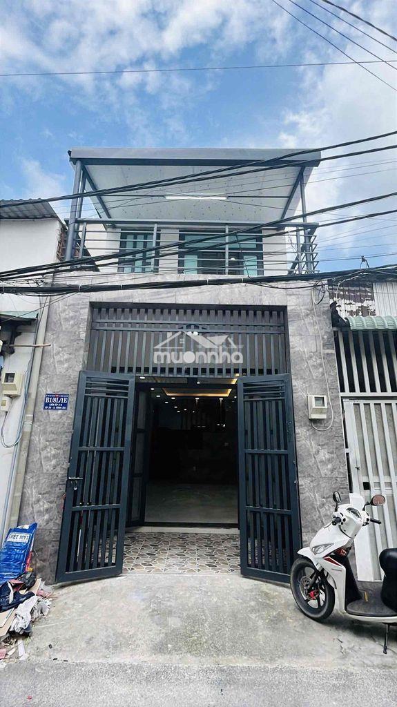 Nhà đẹp 4*14m 2pn hẻm thông 5m buôn bán 1/30m liên ấp 2-6 vĩnh lộc a