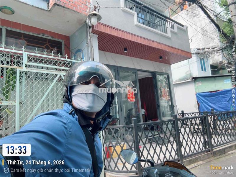 Nhà bà hom, hxh, 5x9m, shr, 2pn gần chợ phú lâm 4,x tỷ.