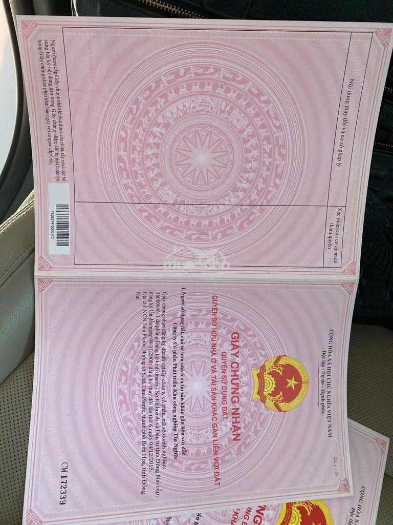 Bán đất khu dân cư tín nghĩa