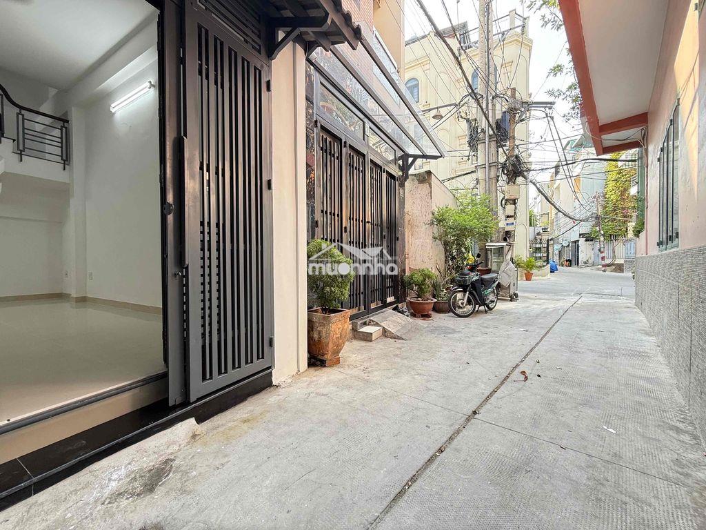 Nhà hẻm xe hơi phan văn trị, 46m2 có phòng ngủ tầng trệt - 2