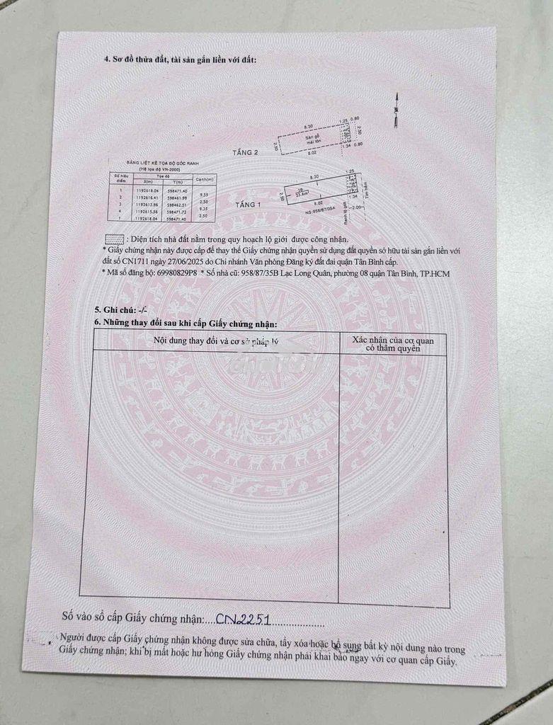 Nhà đẹp 3 tầng sát chợ tân bình giá 4,5tỷ