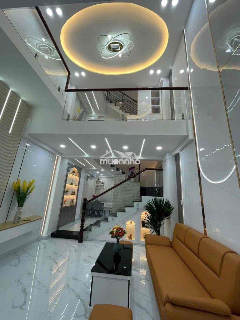 Nhà 4tầng đẹp lung linh hẻm ôtô ngay mt nguyển văn khối p8 gò vấp 6tỷ4 - 3