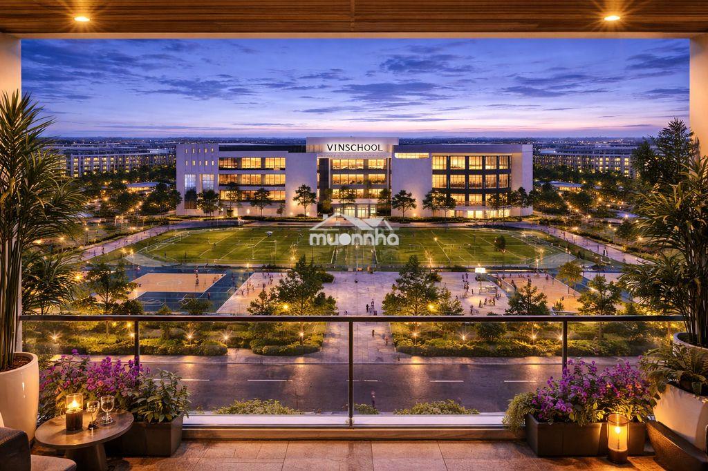 4 tỷ 9 sỡ hữu nhà đối diện trường học vinschool 4 tầng dtsd: 144.2m2. - 2