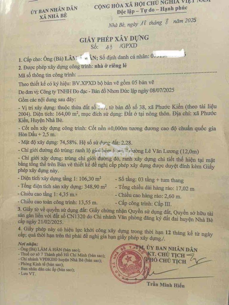 Bán nhà đất khu dân cư 1246 lê văn lương - 3
