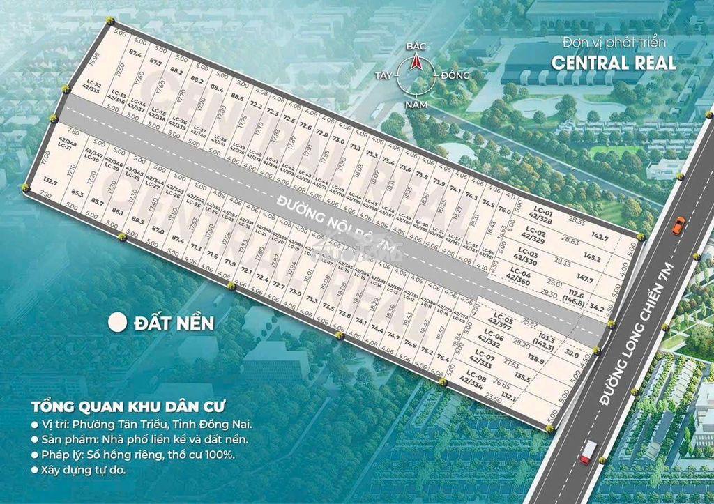 Bán đất trả trước 300 triệu có ngay lô đất sổ riêng thổ cư 100% - 4