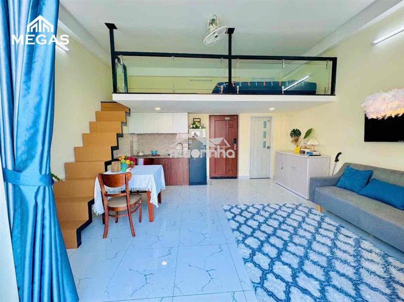 Căn hộ duplex ban công - 40m2 - full nội thất - ngay đại học vlu