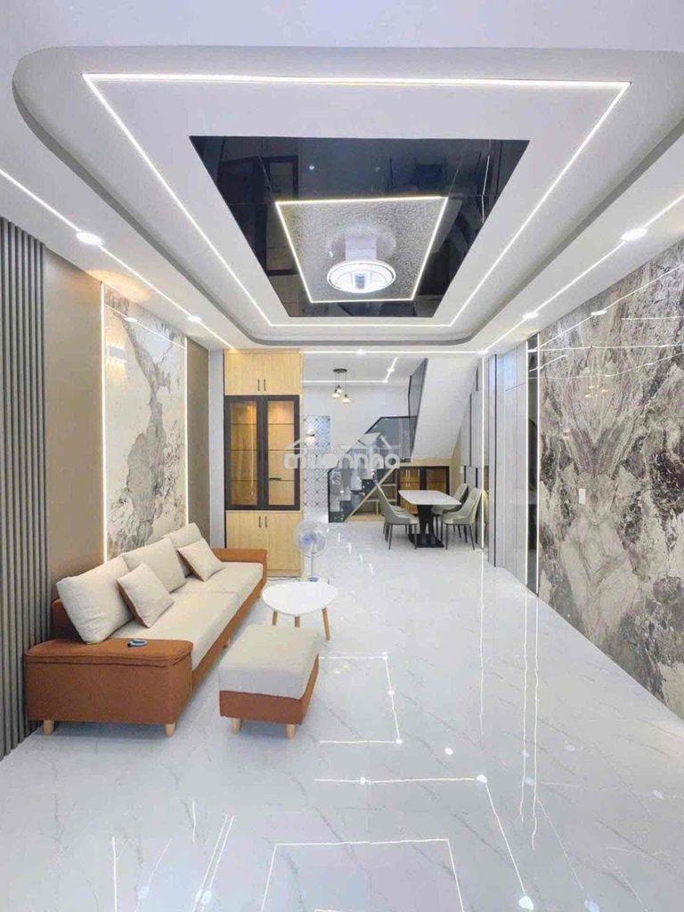 Hẻm 6m tô hiệu giao hoà bình, 2 tấm, 4 x 18m, 3 phòng ngủ, 3 wc - 4