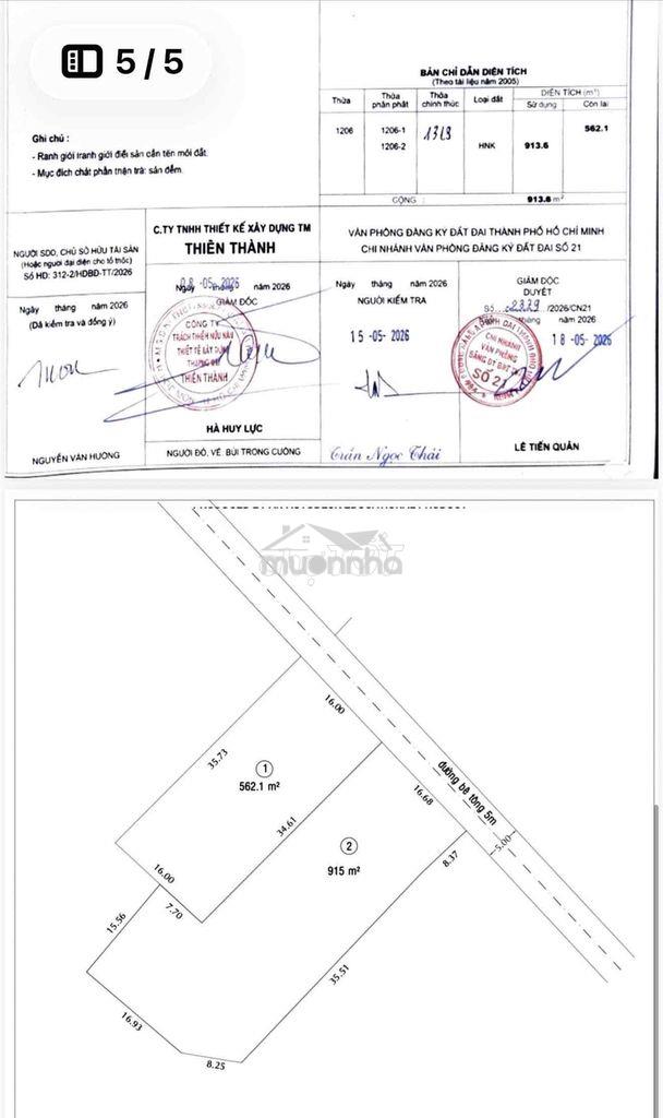 Đất dân cư , bà điêm 4.  ngay phan văn hớn . sát tân bình q12 - 4