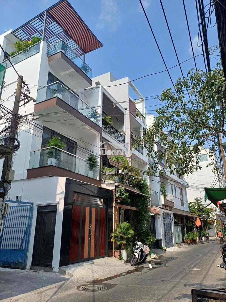 🌟Góc 4x14 tô hiệu - hẻm 8m kinh doanh - mới đẹp 4 tầng