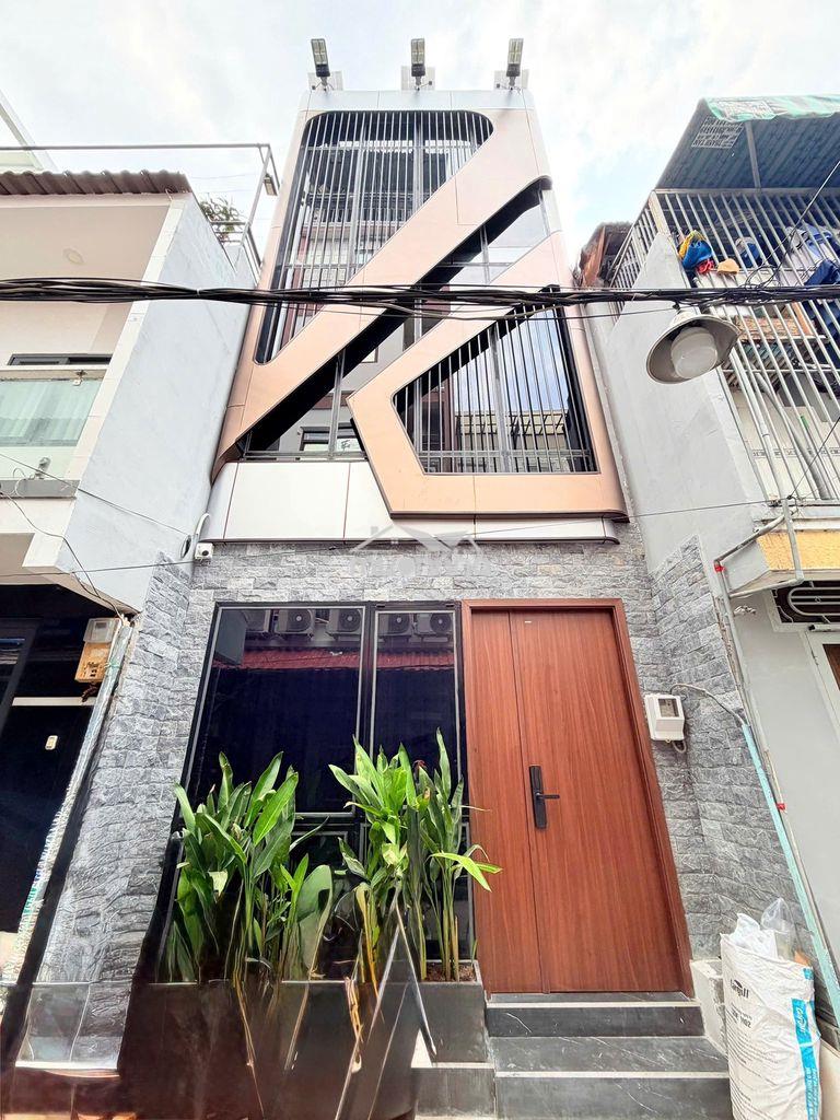 Nhà mới hẻm 4m hoàng sa q3. (3.7m x 9m). 3 tầng đúc. giá 8.5 tỷ tl