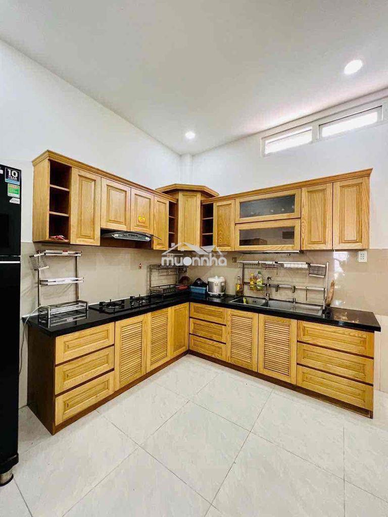 Cho thuê nhà dt 5x14 1trệt 3lầu 4pn 3wc full nội thất hẻm xe tải - 2