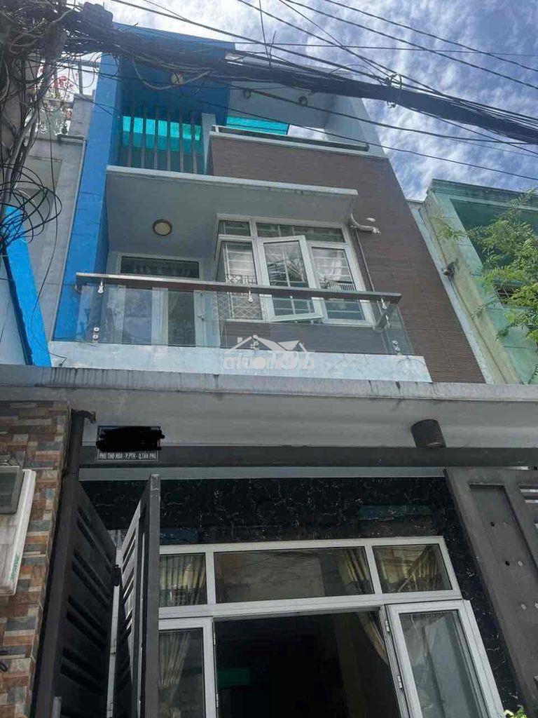 Bán nhà 4.05x21m 1 trệt 2 lầu 4pn 5wc hẻm / phú thọ hoà - giá 8.16 tỷ