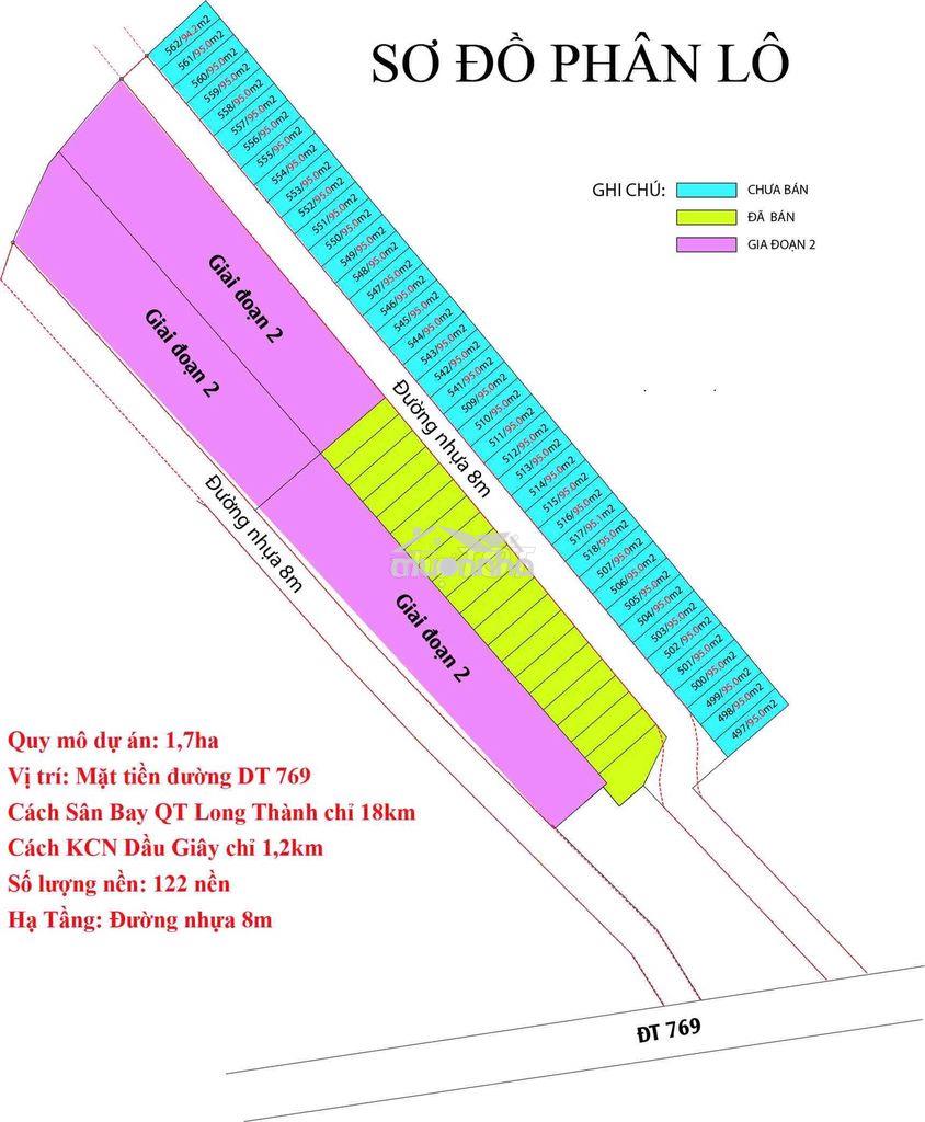 Bán đất chính chủ mặt tiền tỉnh lộ dt769 - 2