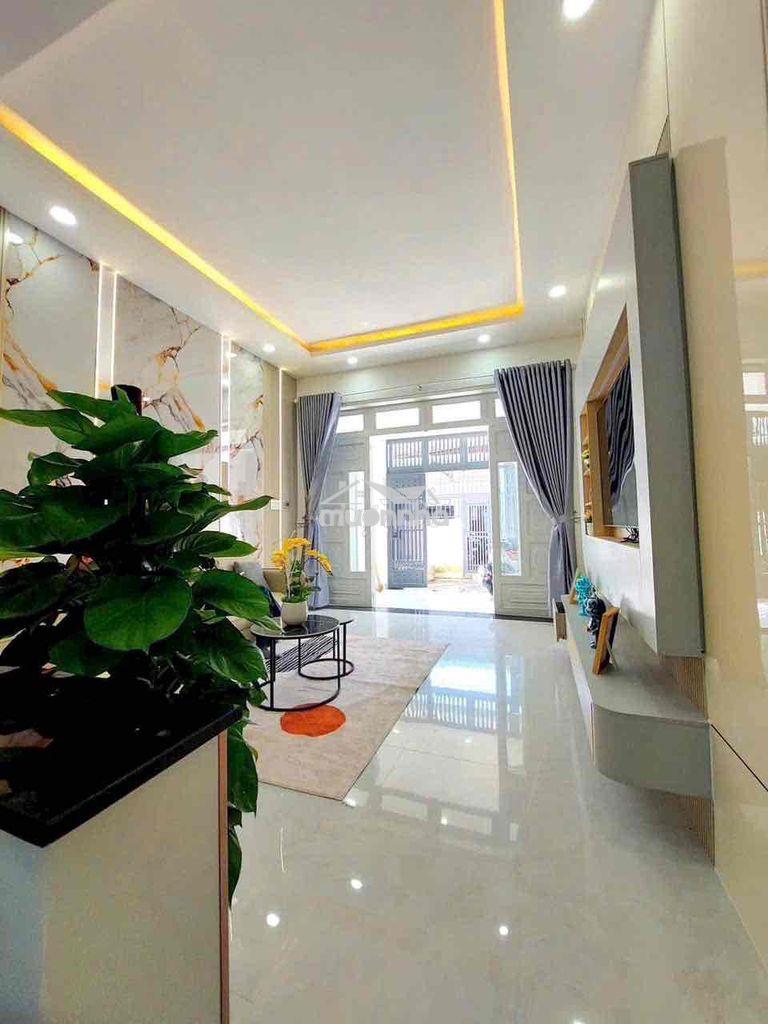Cho thuê nhà 5x20m.xây 3 lầu mới keng hẻm 7m thông lê thị riêng.q12 - 3