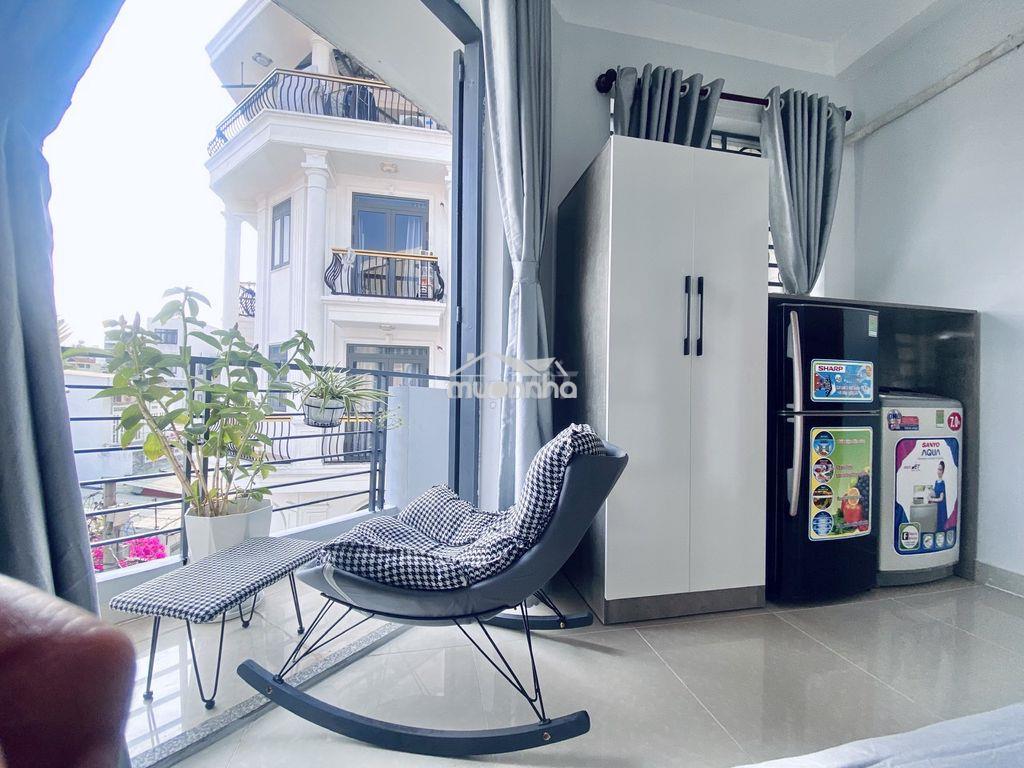Chính chủ - chdv bancol lớn chill, rộng 50m2 wc riêng full nội thất - 2