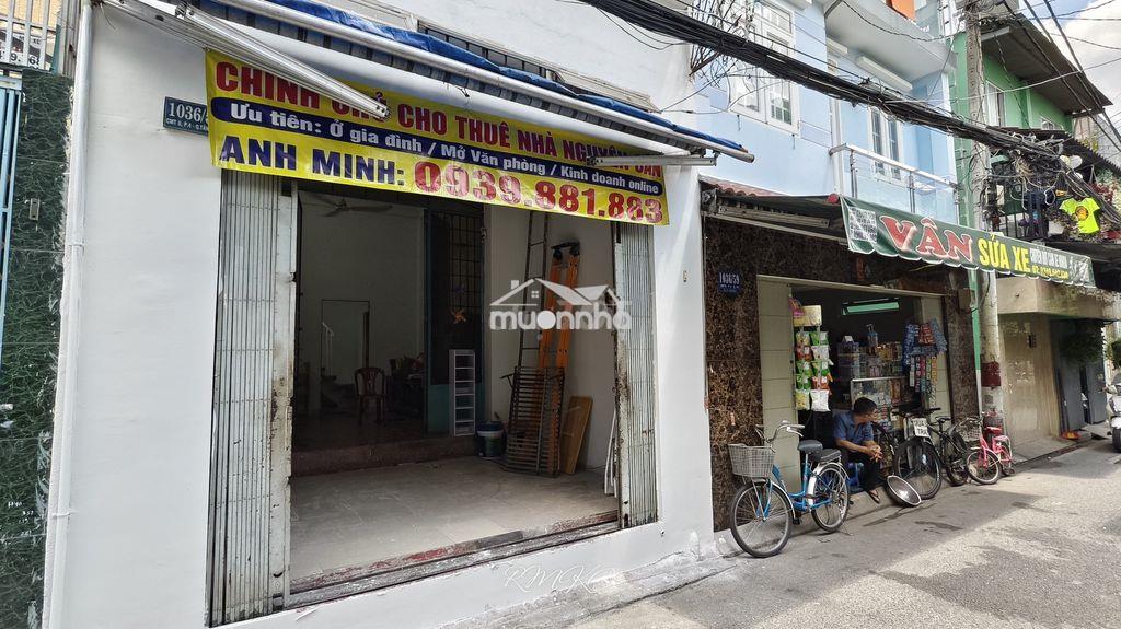 Cho thuê nhà nguyên căn hẻm xe hơi - 14 triệu/tháng - 2