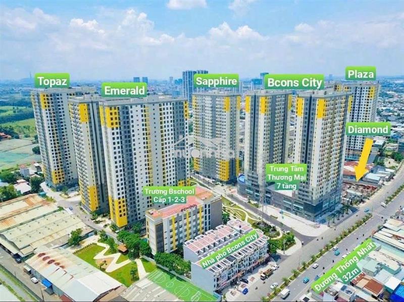 Cho thuê chung cư bcons city ngay làng đại học_thủ đức_phạm văn đồng