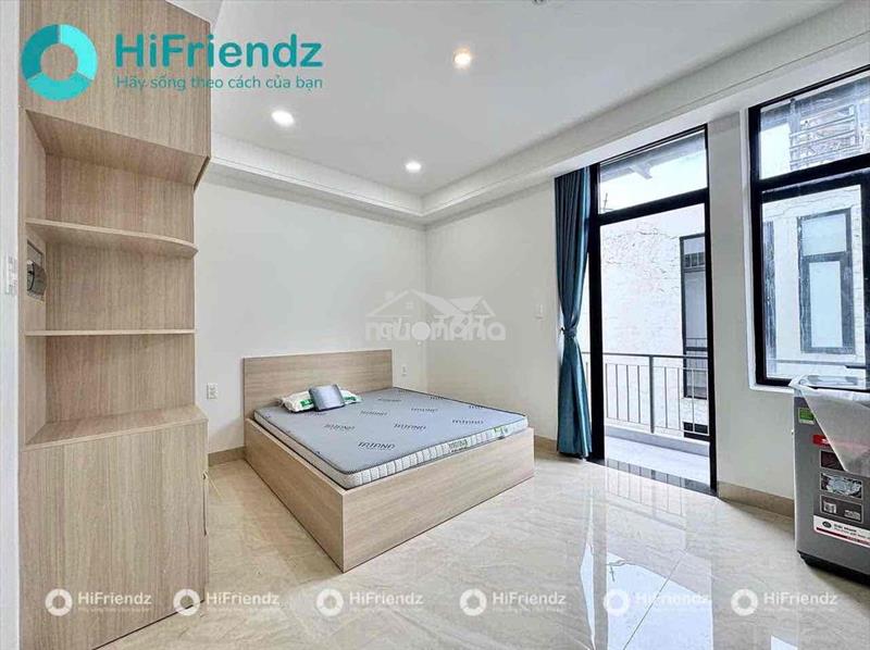Phòng studio mới rộng rãi full nội thất máy giặc riên ở được 2-3 người