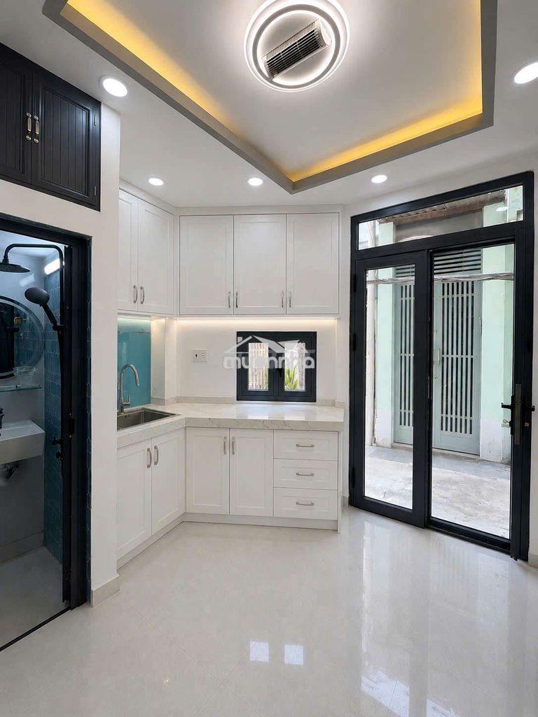 Mua bán nhà quận 4, 3 tầng, nhà mới 100%, dân cư hiện hữu, hẻm 3m ! - 2