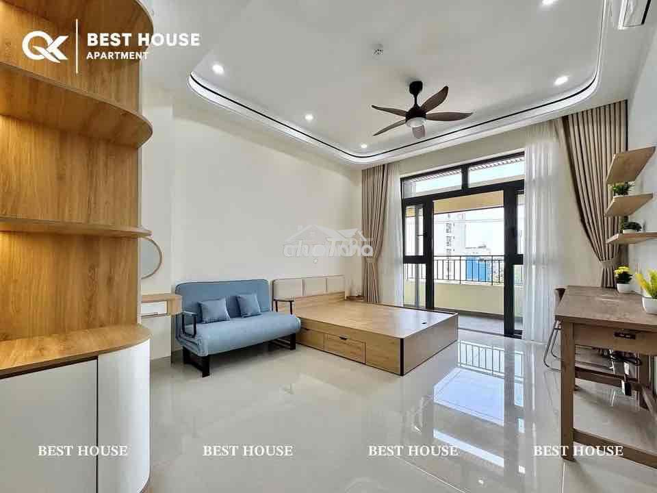 Trống lại studio full nội thất ban công 👾nguyễn văn quá👾chợ cầu - 2