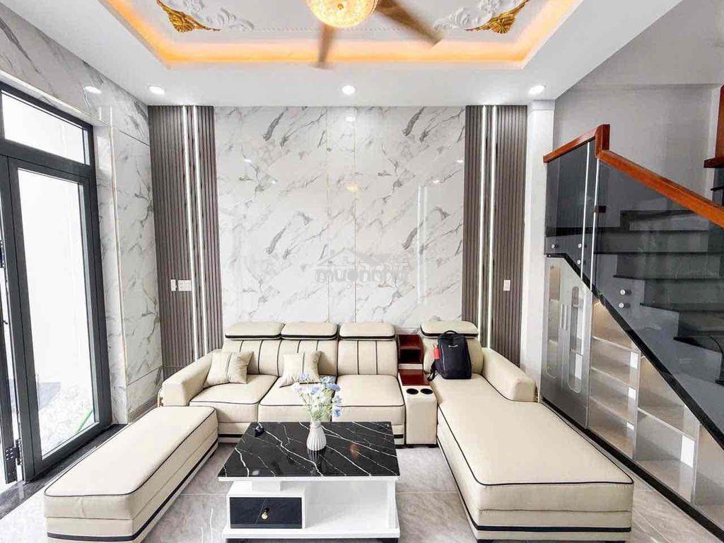 Bán nhà lầu mới xây đường ô tô - 4