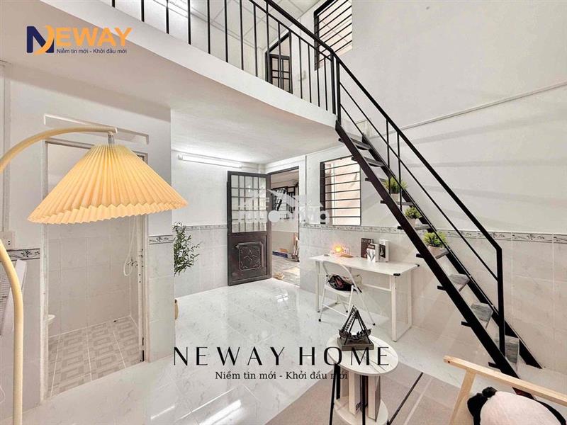 Phòng trọ giá rẻ 1 trệt 1 lầu ban công đầy đủ nội thất mới xây100%