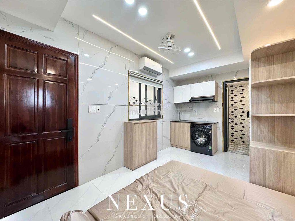 Căn hộ studio full n.thất cao cấp+mg riêng ngay cv làng hoa lê văn tho - 2