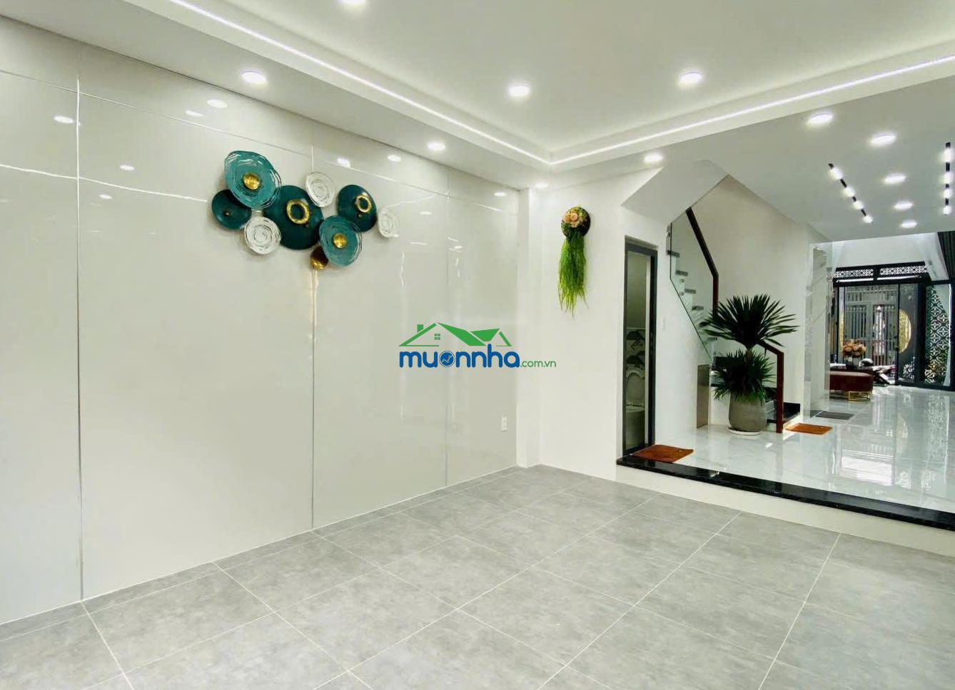 Góc 2mt thống nhất. nhà 5 lầu dt 4x16m. nhà mới full nội thất, có thang máy. giá 8,9 tỷ tl